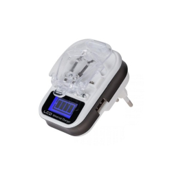 Ładowarka procesorowa M-Life do baterii Li-ion/Li-poly LCD USB, ML0515